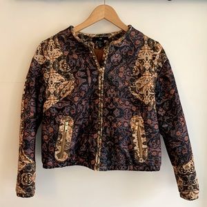 Gorgeous quilted bomber jacket